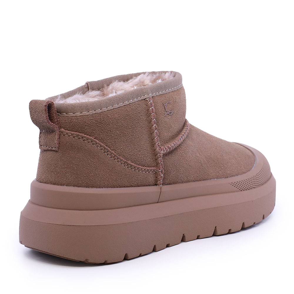 Ghete Luca di Gioia taupe din piele întoarsă 1650DG7301VTA