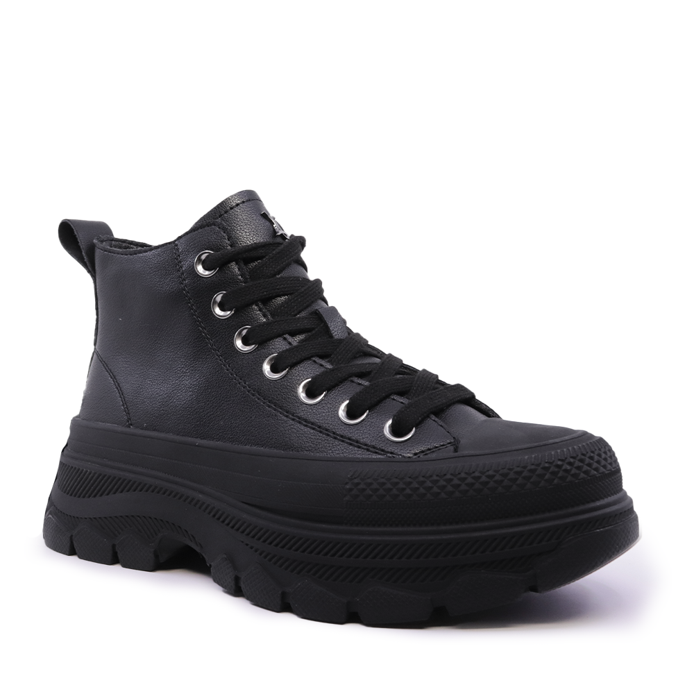 Ghete sport femei Luca di Gioia negre din piele naturală 3848DGS015N - 1 | YEO