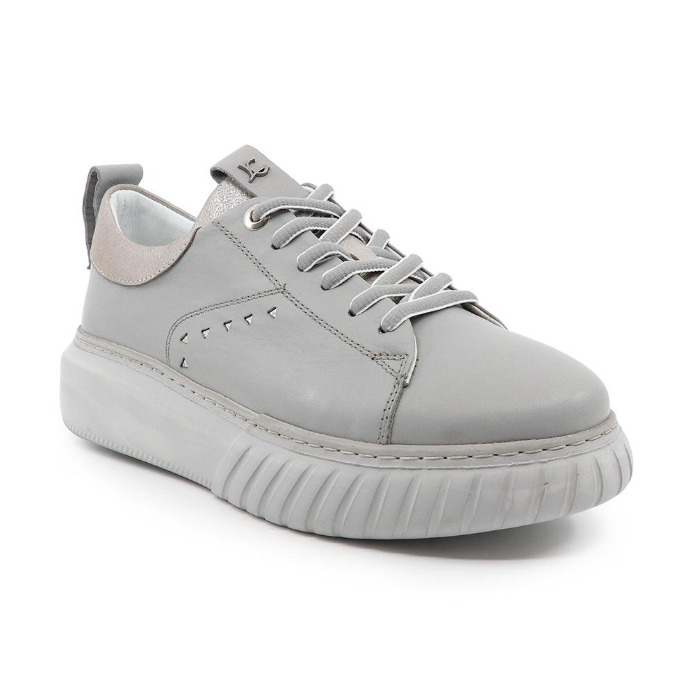 Sneakers femei Luca di Gioa gri din piele 2303DP72404GR - imagine 2