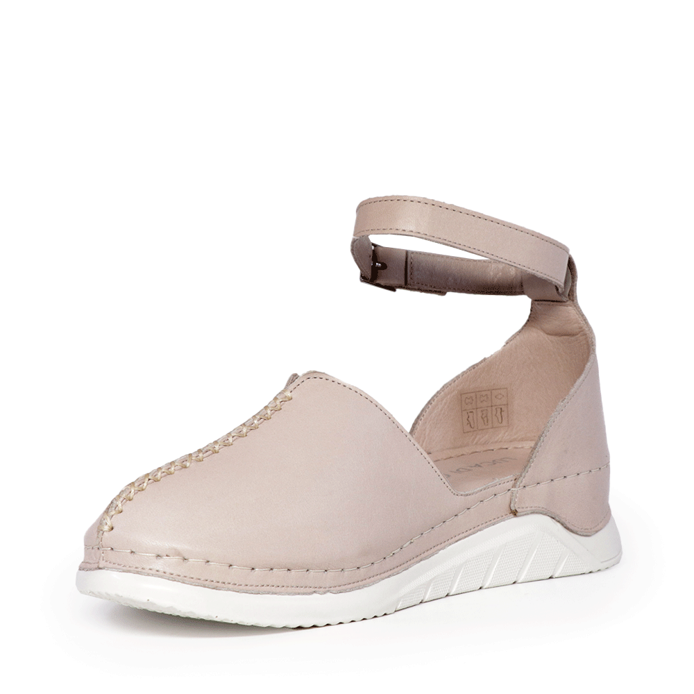 Pantofi decupați femei Luca di Gioia taupe din piele 3299DD1100TA