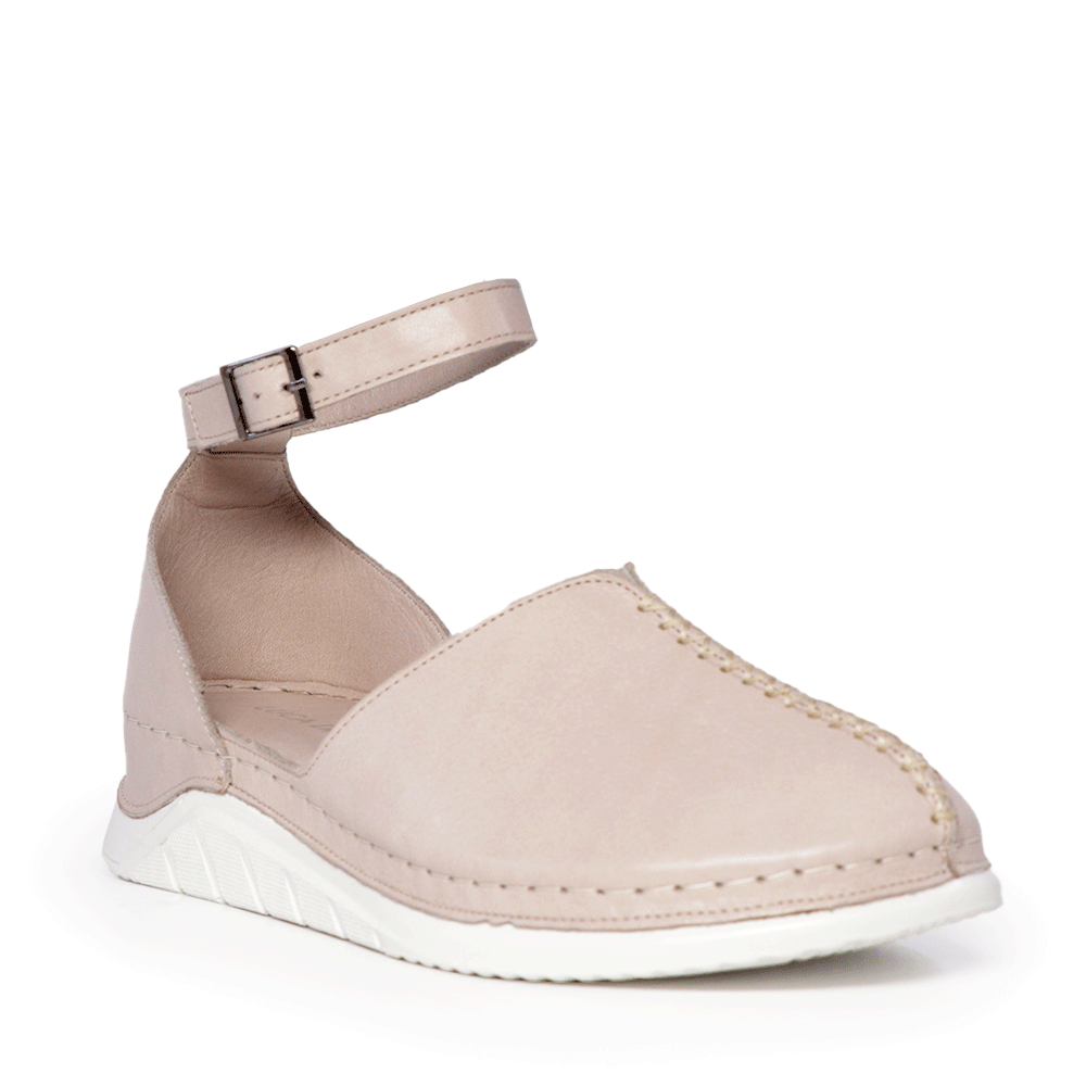 Pantofi decupați femei Luca di Gioia taupe din piele 3299DD1100TA