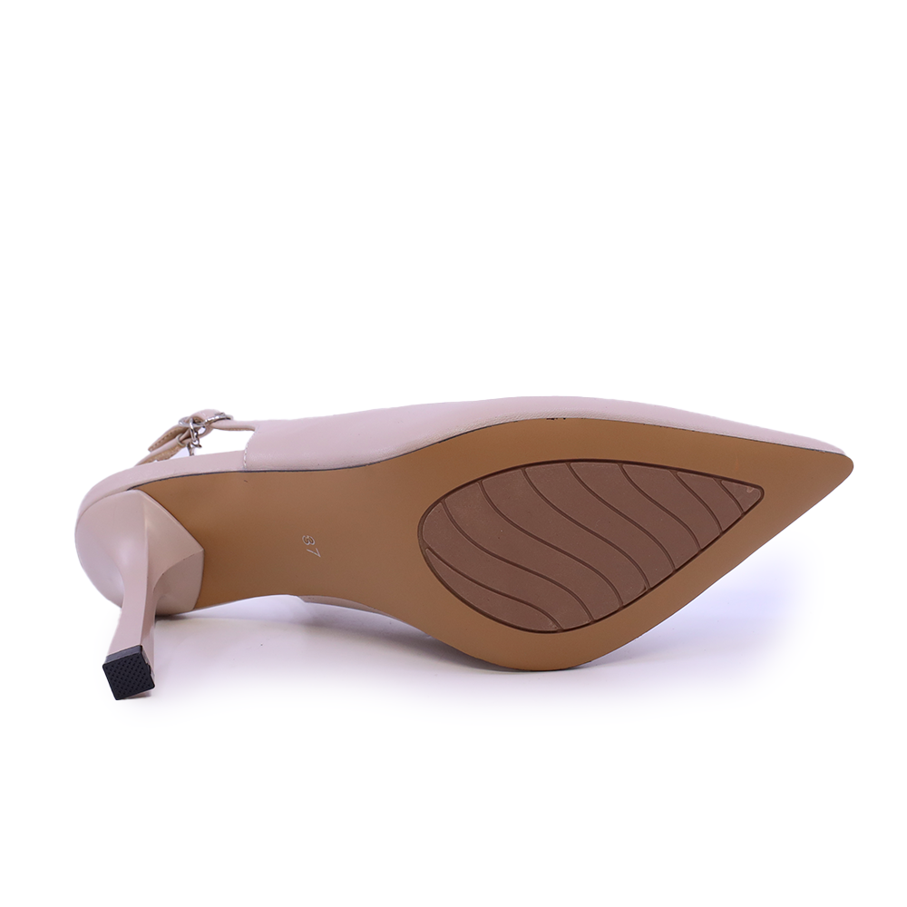Pantofi slingback femei Luca di Gioia nude din piele 1269DD7301NU