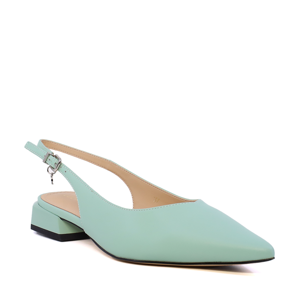 Pantofi slingback femei Luca di Gioia verzi din piele 1261DD8832V - imagine 2