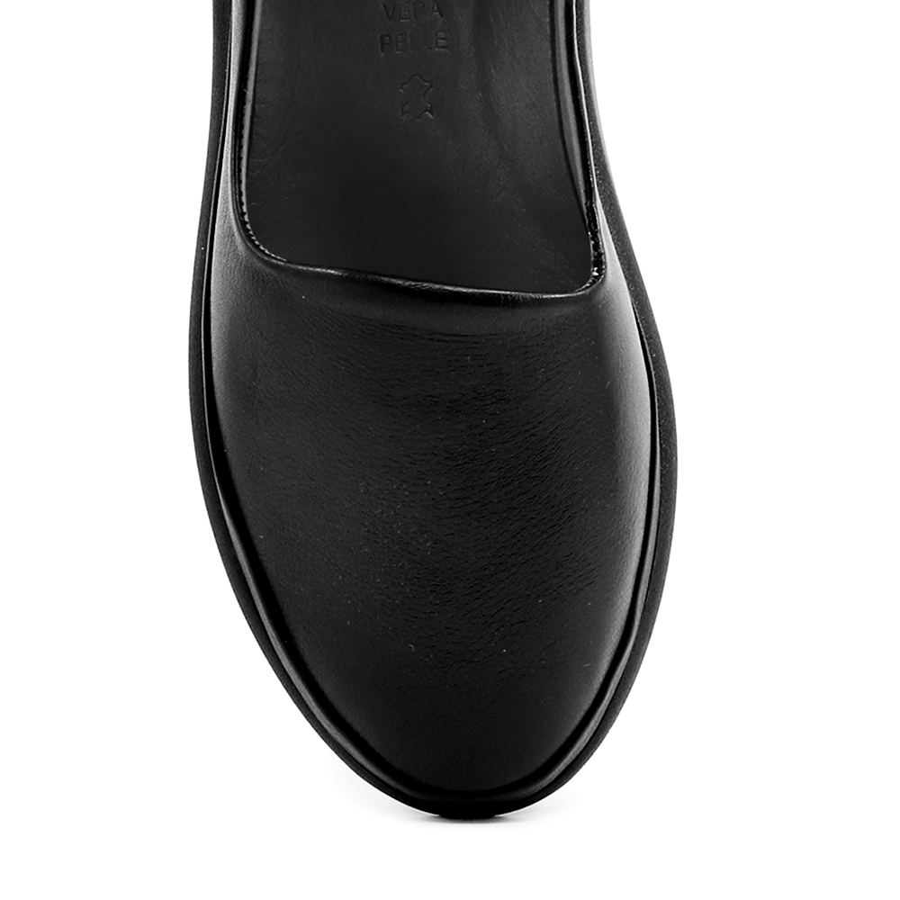Balerini femei Luca di Gioia negri din piele 3297dp1654n