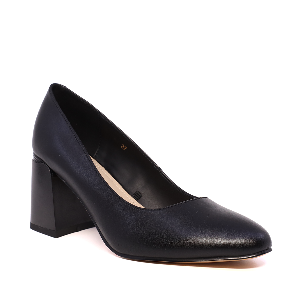 Pantofi cu toc mediu femei Luca di Gioia negri din piele 1260DP4231N - 1 | YEO