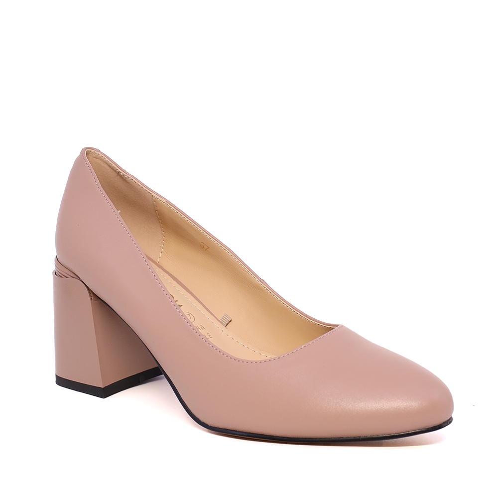 Pantofi cu toc mediu femei Luca di Gioia nude din piele 1260DP4231NU - 1 | YEO