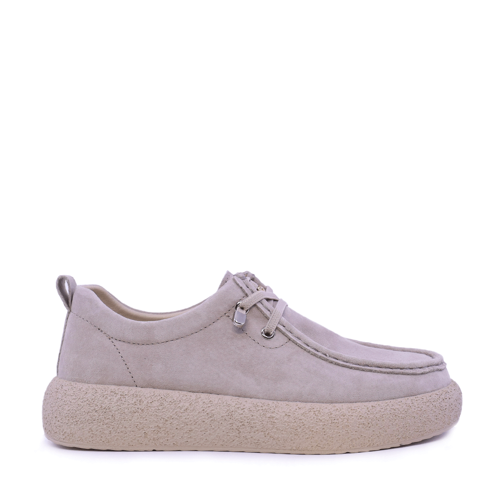 Pantofi femei Luca di Gioia bej din piele întoarsă  1291DP8100VBE