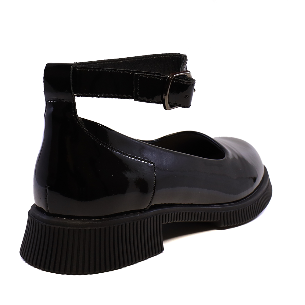 Pantofi Mary Jane femei Luca di Gioia negri din piele lăcuită 1299DP6200LN