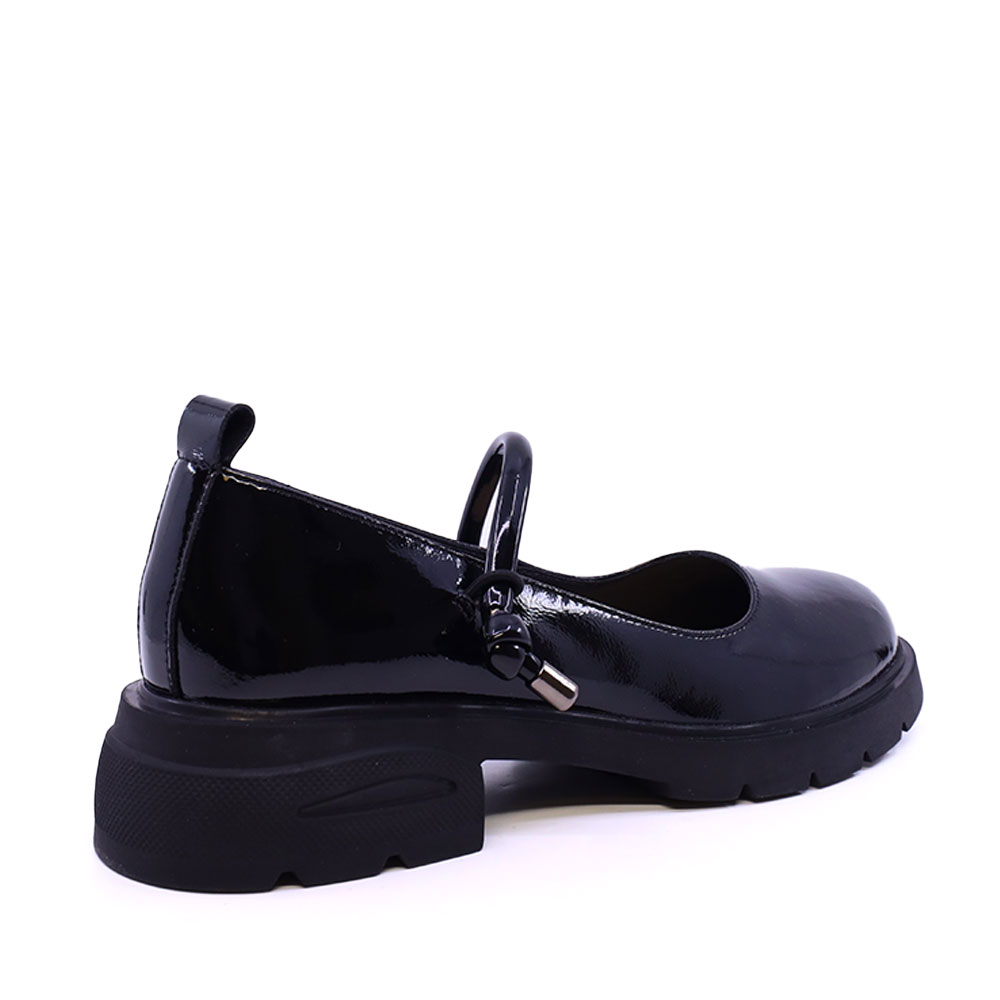 Pantofi Mary Jane femei Luca di Gioia negri din piele lăcuită 1299DP7151LN