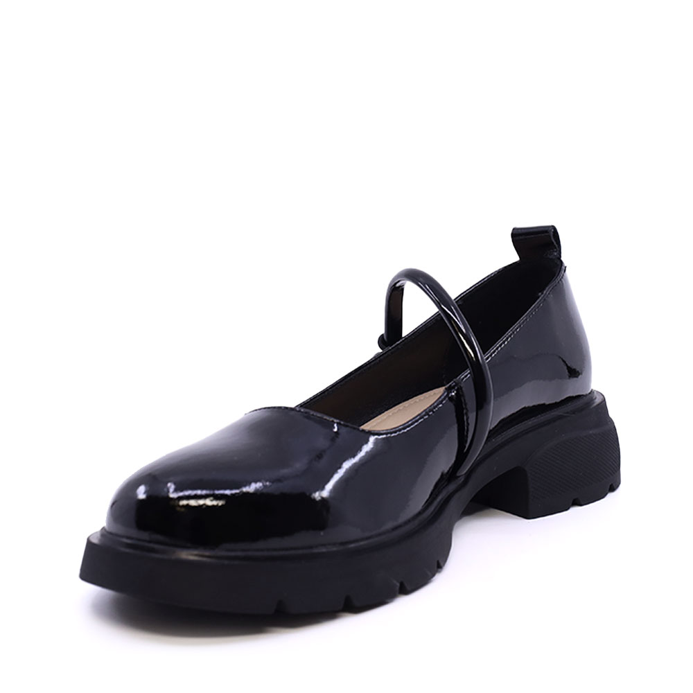 Pantofi Mary Jane femei Luca di Gioia negri din piele lăcuită 1299DP7151LN