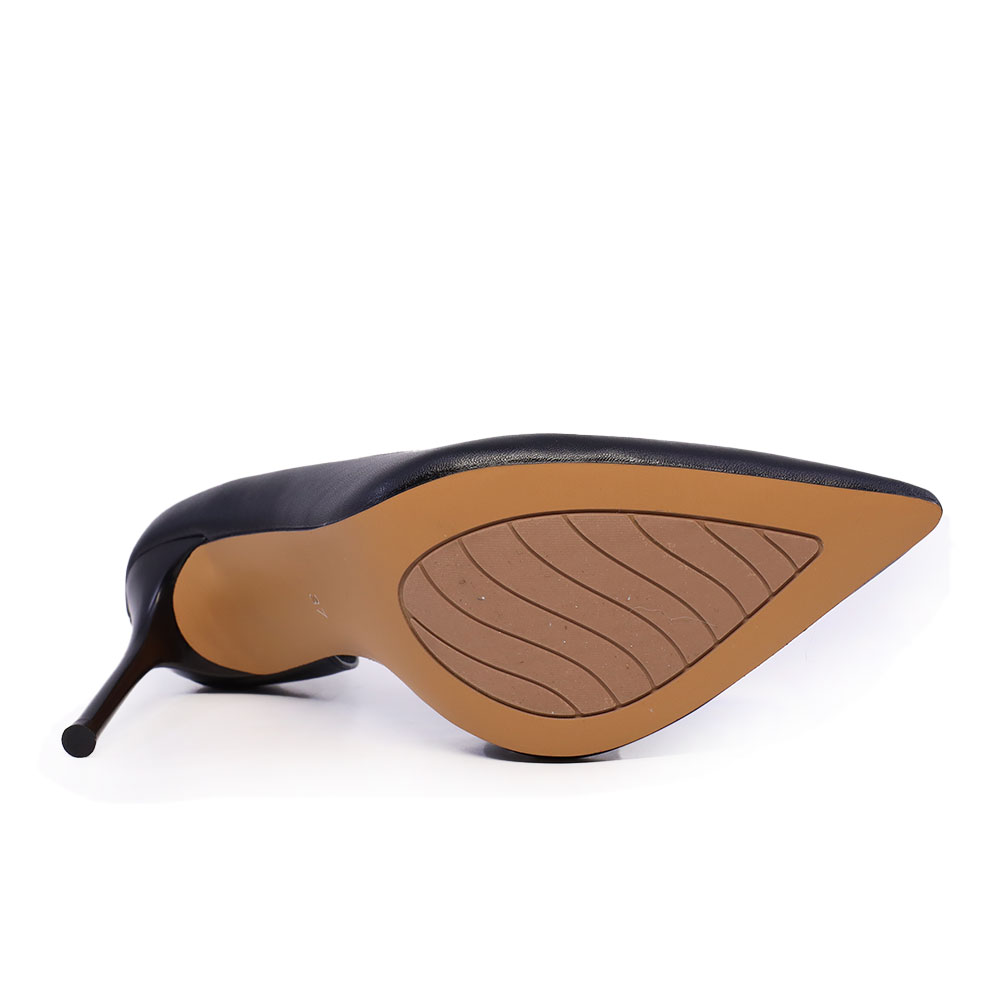 Pantofi stiletto D'orsay femei Luca di Gioia negri din piele  1269DP7263N