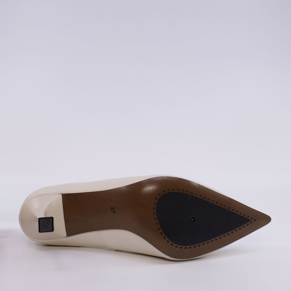 Pantofi stiletto femei Luca di Gioia bej din piele 3847dp272be