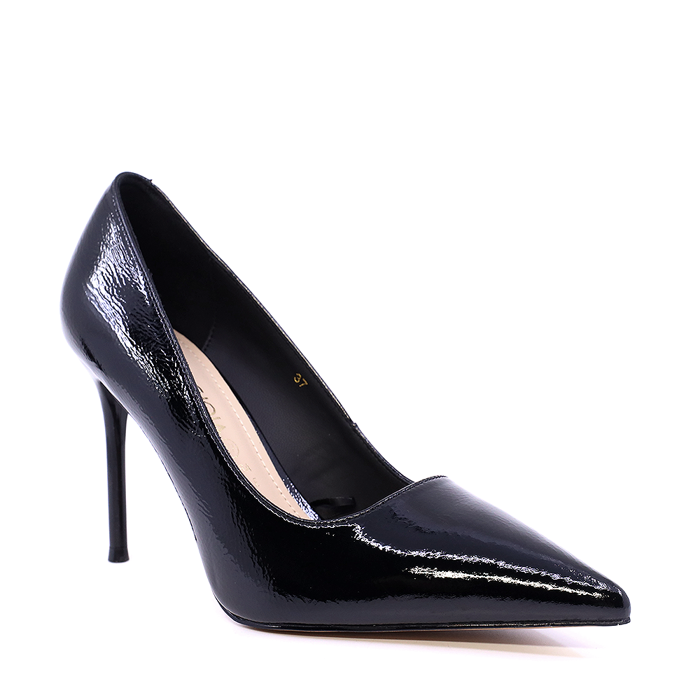 Pantofi stiletto femei Luca di Gioia negri din piele lăcuită 1260DP7264LN - 1 | YEO