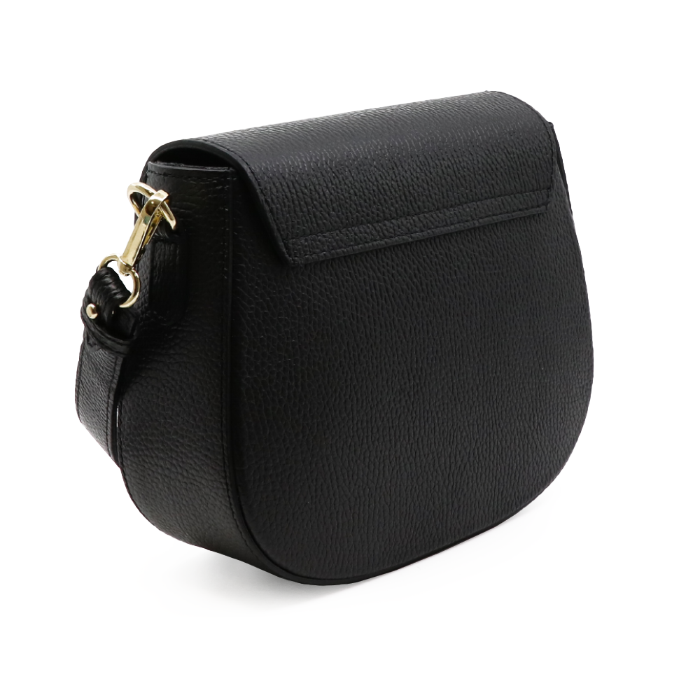 Poșetă crossbody Luca di Gioia neagră din piele 245posp22012n - 1 | YEO