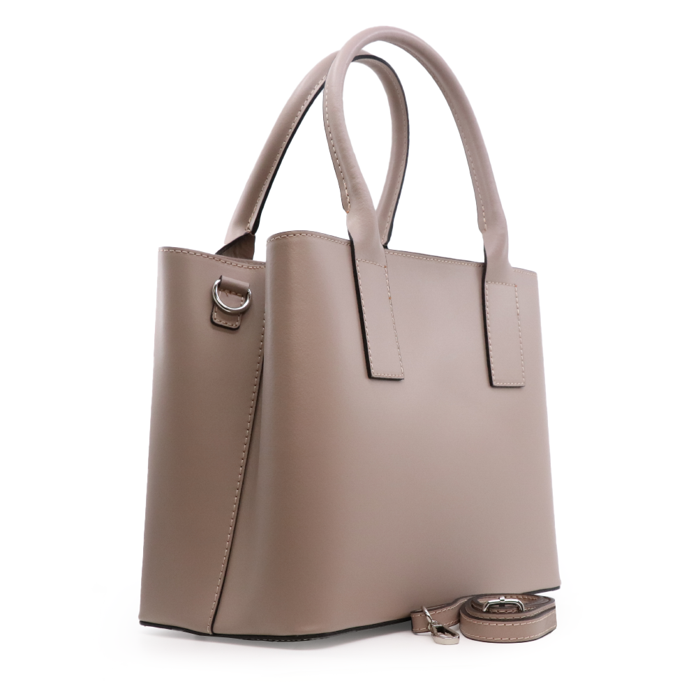 Poșetă tote Luca di Gioia taupe din piele 245posp23012ta - 1 | YEO