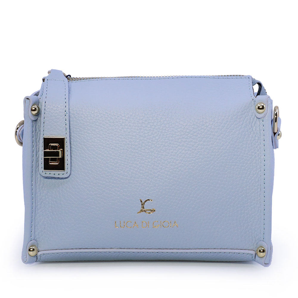 Poșetă crossbody femei Luca di Gioia azur din piele 144posp3706az