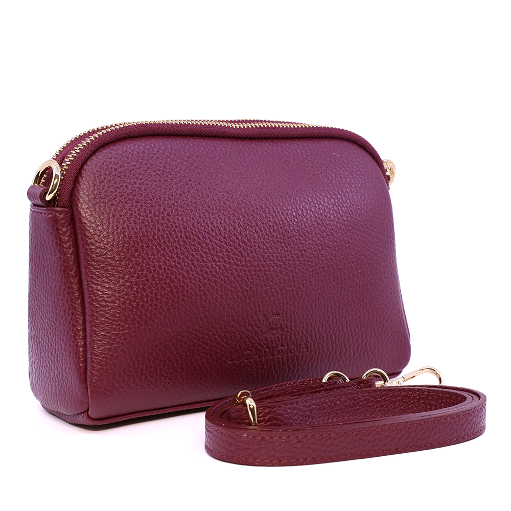 Poșetă crossbody femei Luca di Gioia  bordo 144POSP3754BO — imaginea 2