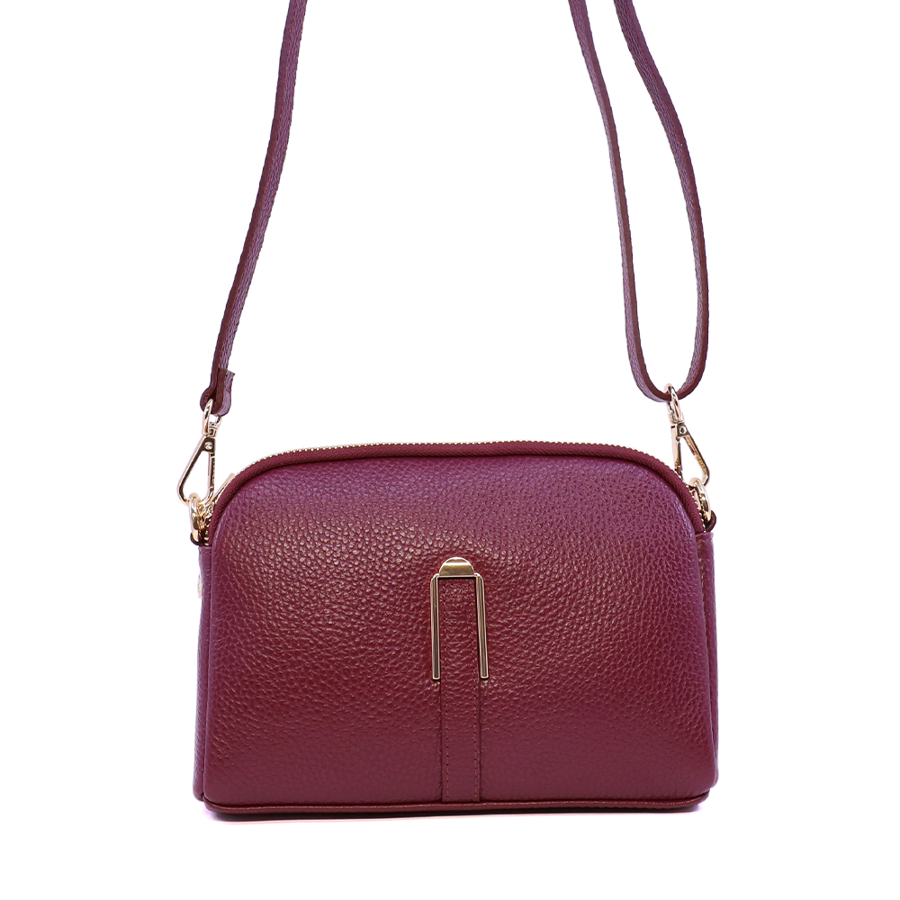 Poșetă crossbody femei Luca di Gioia  bordo 144POSP3754BO