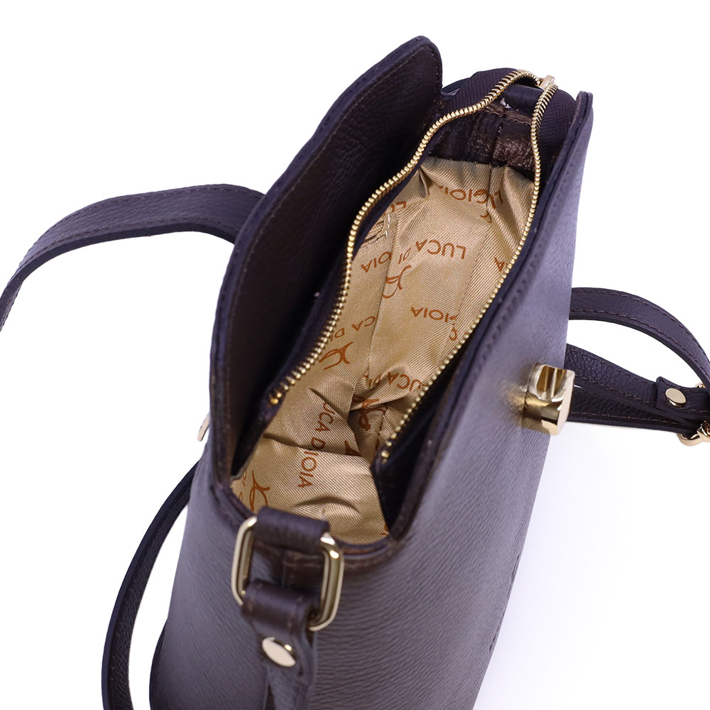 Poșetă crossbody femei Luca di Gioia  maro închis  144POSP1079TDM
