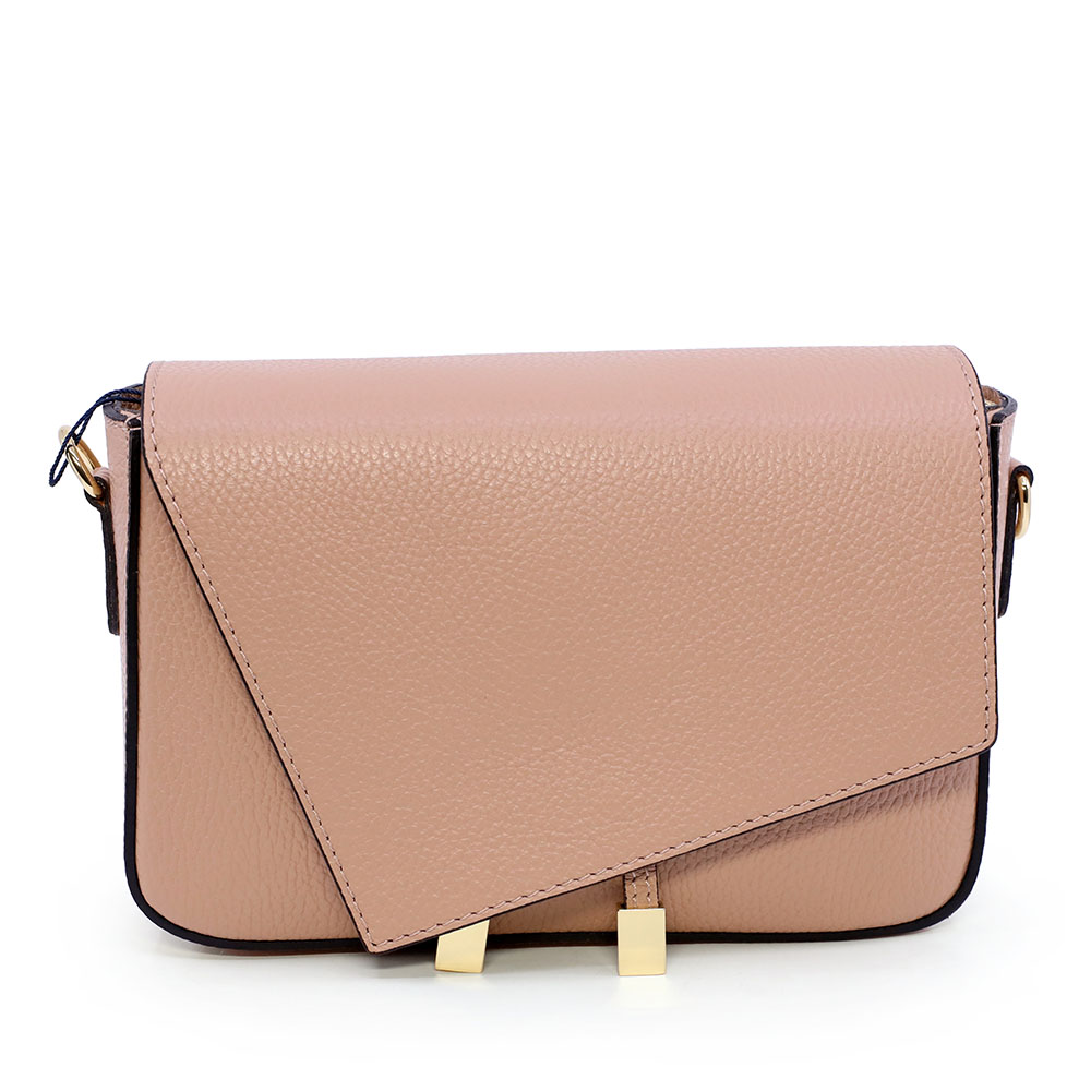 Poșetă crossbody femei Luca di Gioia nude din piele 144POSP3700NU