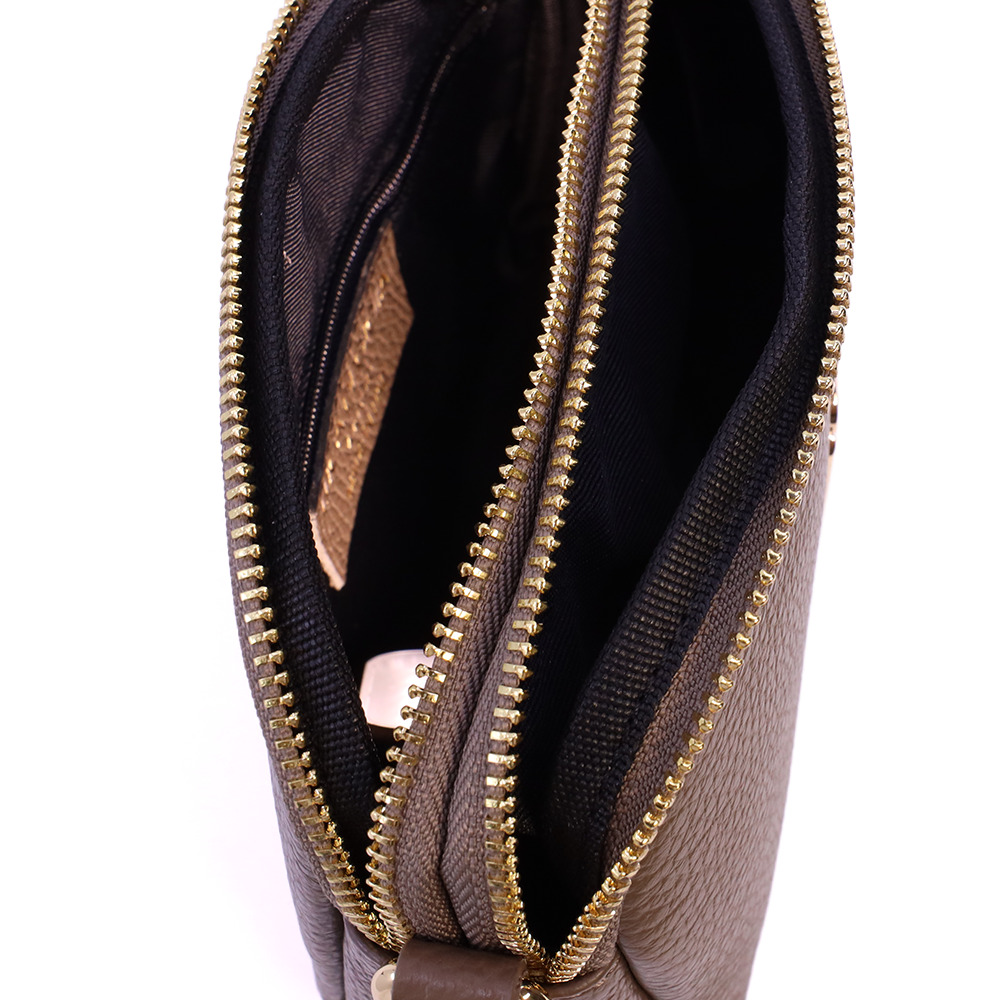Poșetă crossbody femei Luca di Gioia taupe 144POSP3754TA