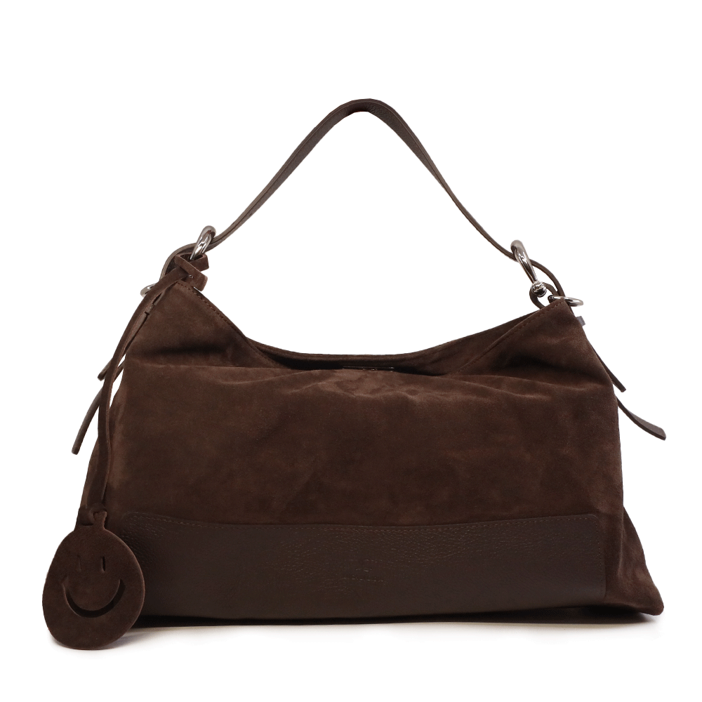 Poseta Luca di Gioia maro din piele intoarsa 245POSP25905VTDM