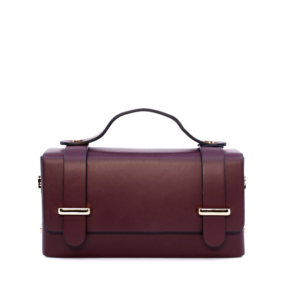 Poseta mini crossbody femei Luca di Gioia bordo din piele 144POSP3578BO