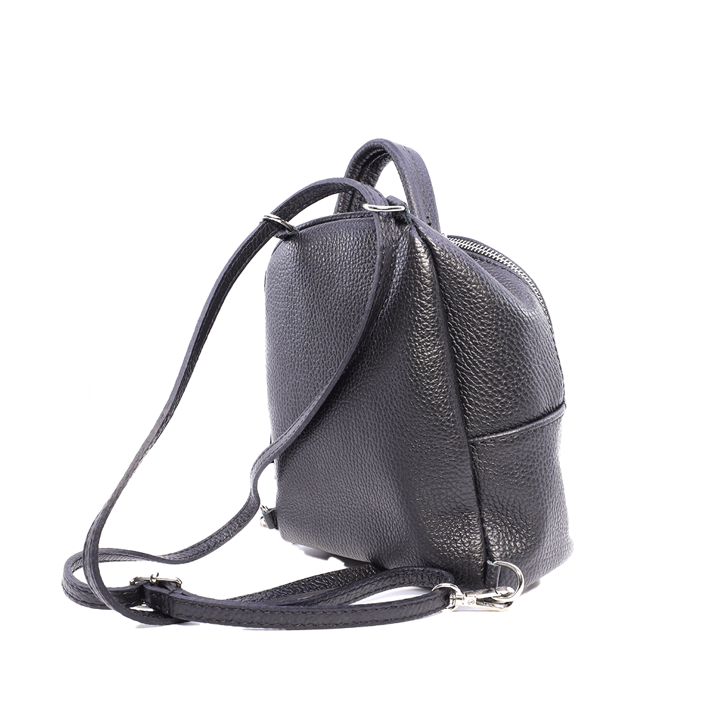 Mini Rucsac femei Luca di Gioia negru din piele 144RUCP3177N - 1 | YEO