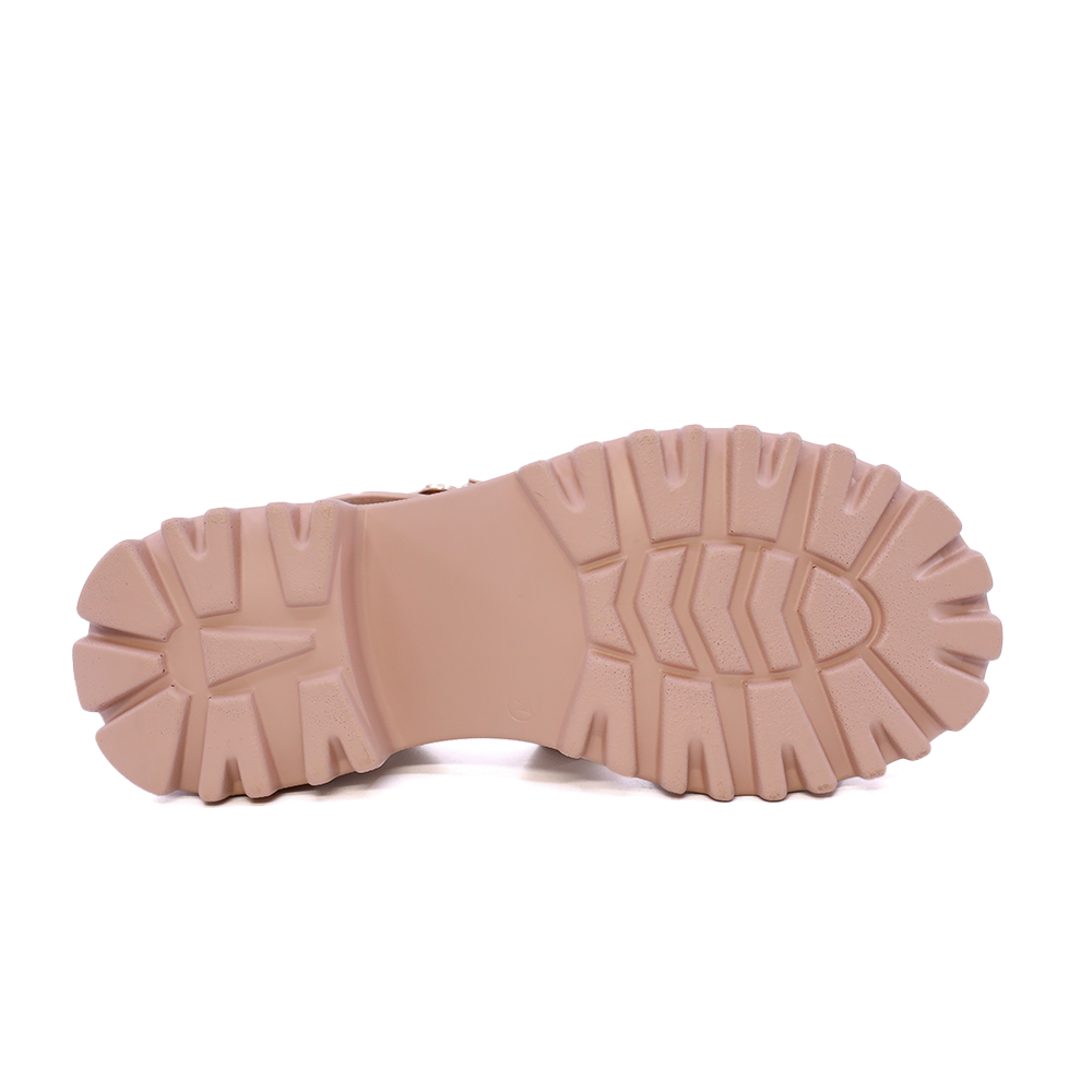 Sandale chunky femei Luca di Gioia nude din piele 1299DS1621NU