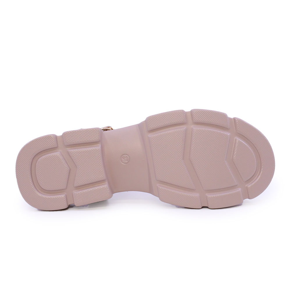 Sandale cu elemente decorative femei Luca di Gioia bej din piele 1299DS6150BE