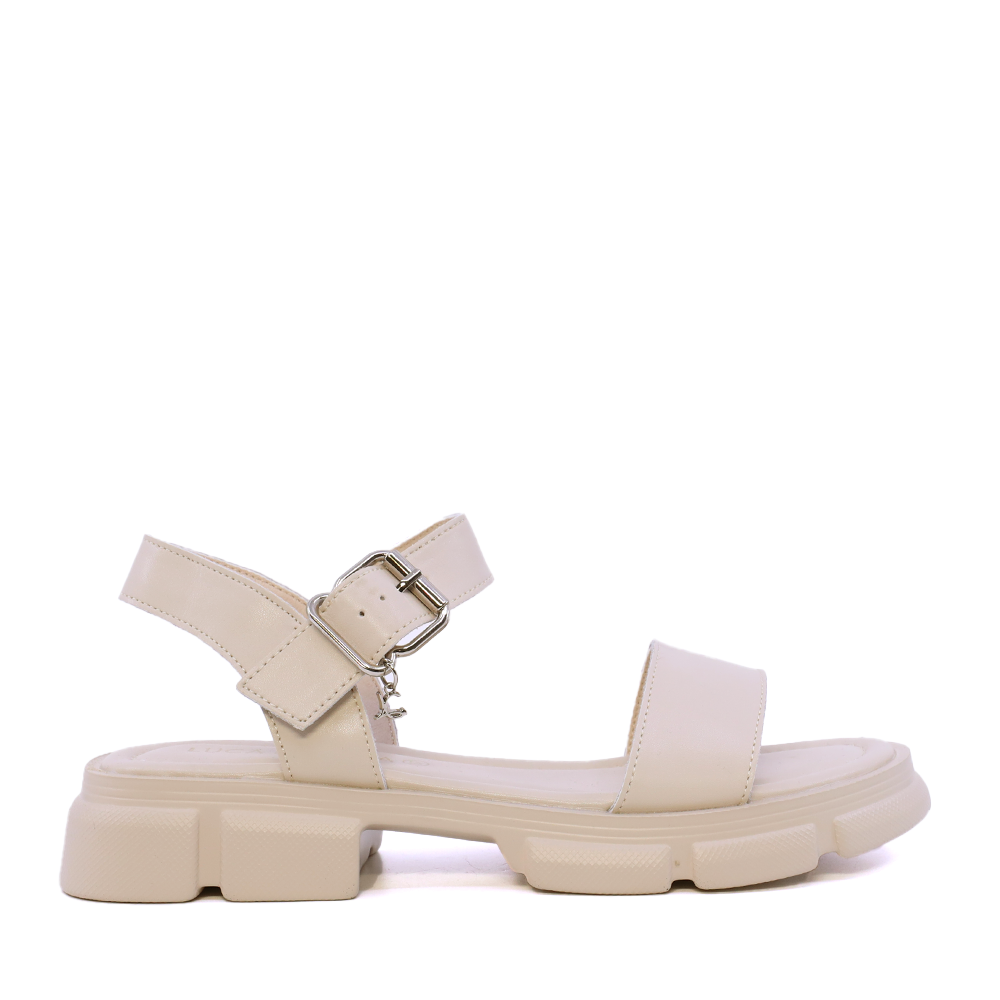 Sandale femei Luca di Gioia bej din piele 1291DS8962BE