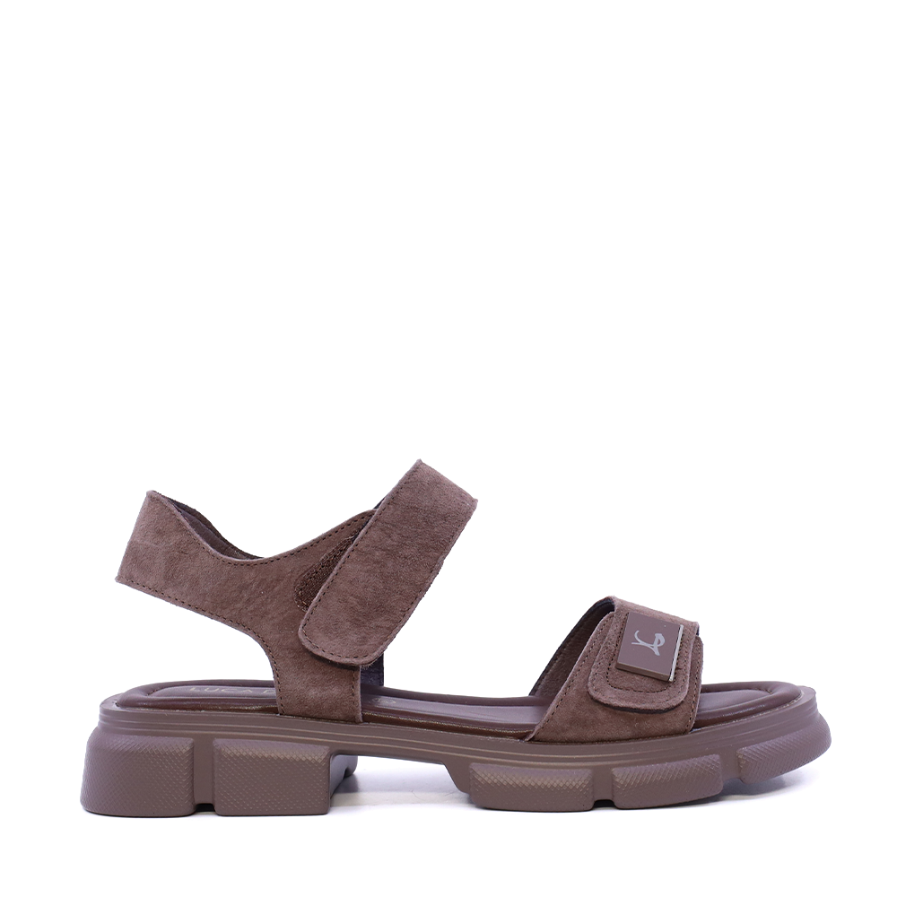 Sandale femei Luca di Gioia maaro din piele întoarsă cu logo 1291DS9442VM