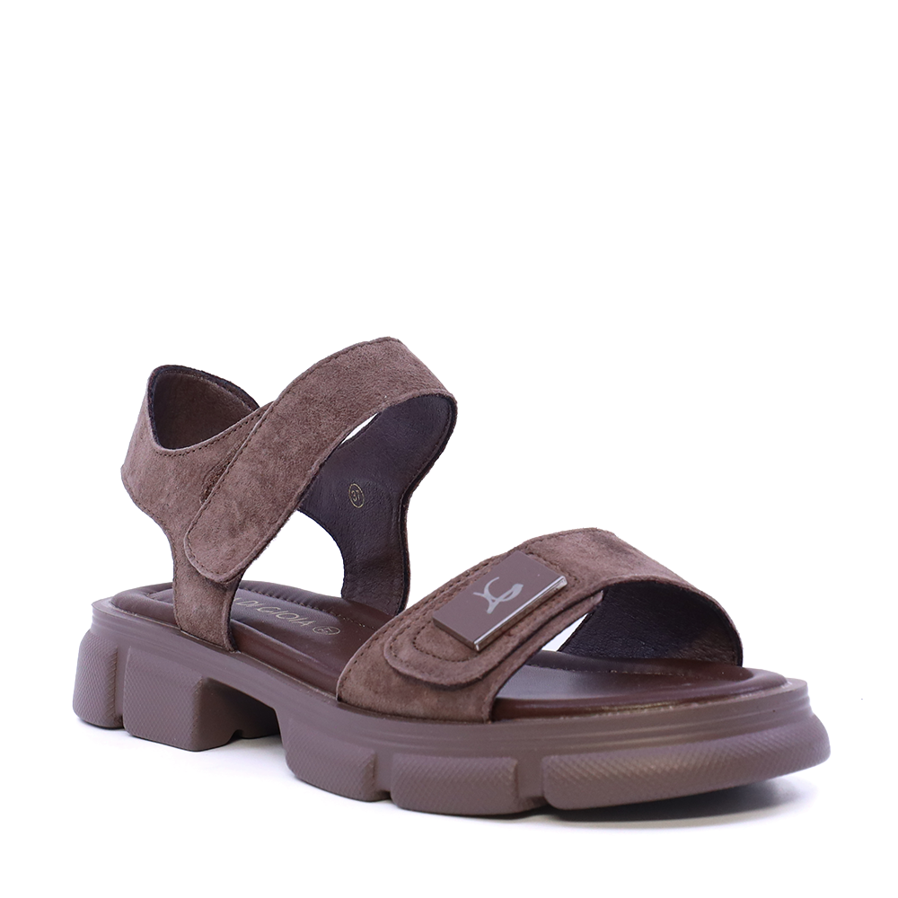 Sandale femei Luca di Gioia maaro din piele întoarsă cu logo 1291DS9442VM - imagine 2