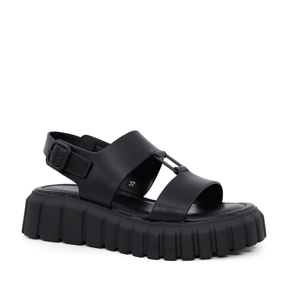 Sandale femei Luca di Gioia negre din piele 1297DS1213N - 1 | YEO
