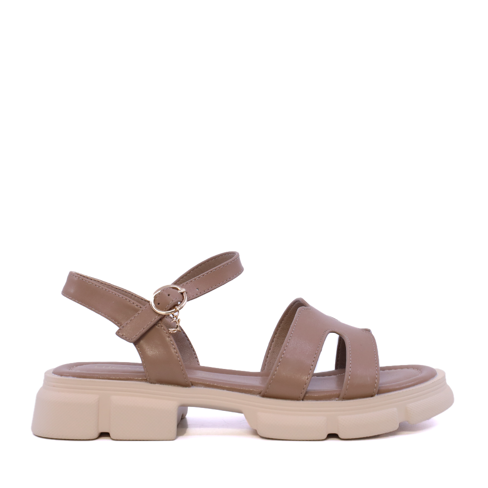 Sandale femei Luca di Gioia taupe din piele 1291DS6100TA