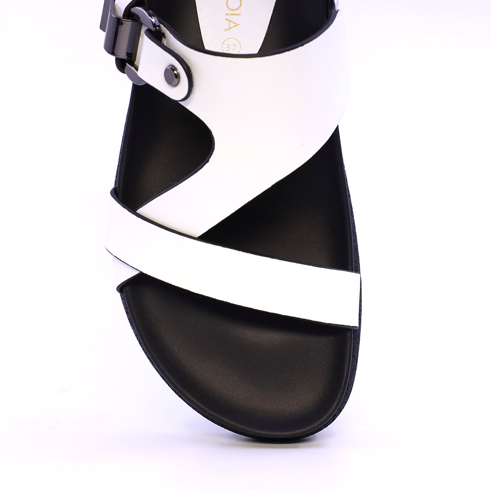 Sandale minimaliste femei Luca di Gioia albe din piele 1299DS7121A