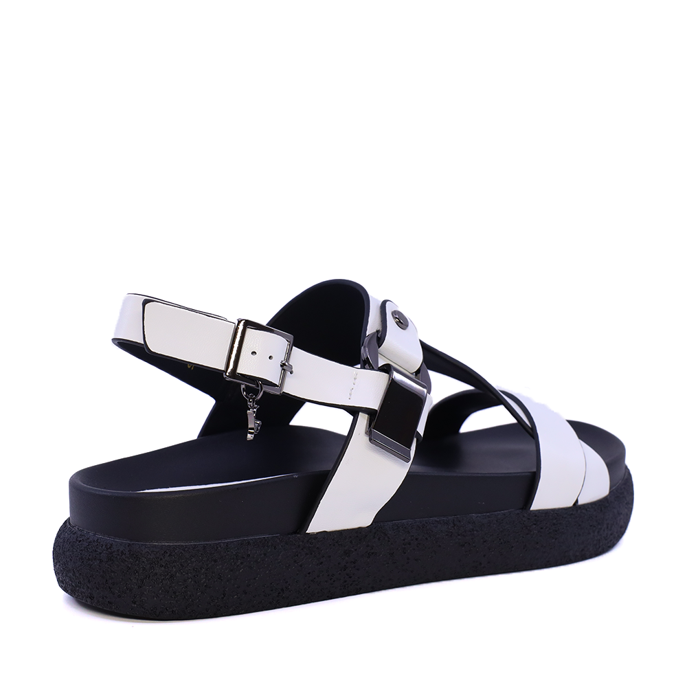Sandale minimaliste femei Luca di Gioia albe din piele 1299DS7121A