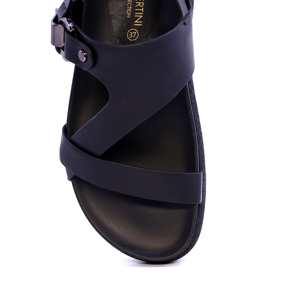 Sandale minimaliste femei Luca di Gioia negre din piele 1299DS7121N