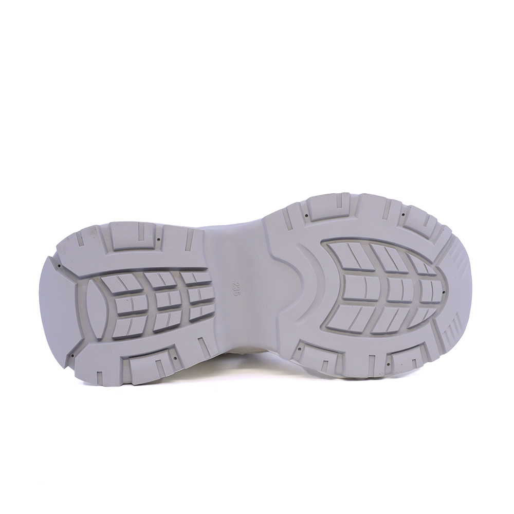 Sneakers decupați femei Luca di Gioia albi din piele și textil 3849DD001AAG