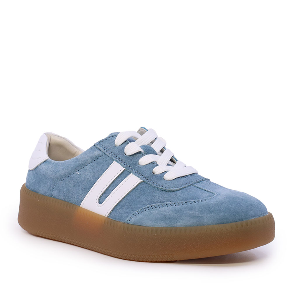 Sneakers femei Luca di Gioia albaștri din piele  1291DP1120VAZ - imagine 2