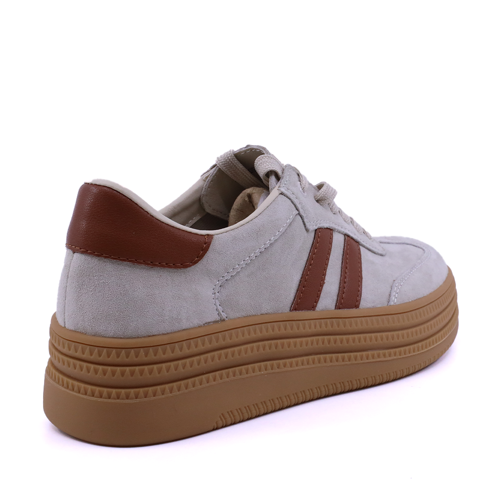 Sneakers femei Luca di Gioia bej din piele 1291DPF6100VBE