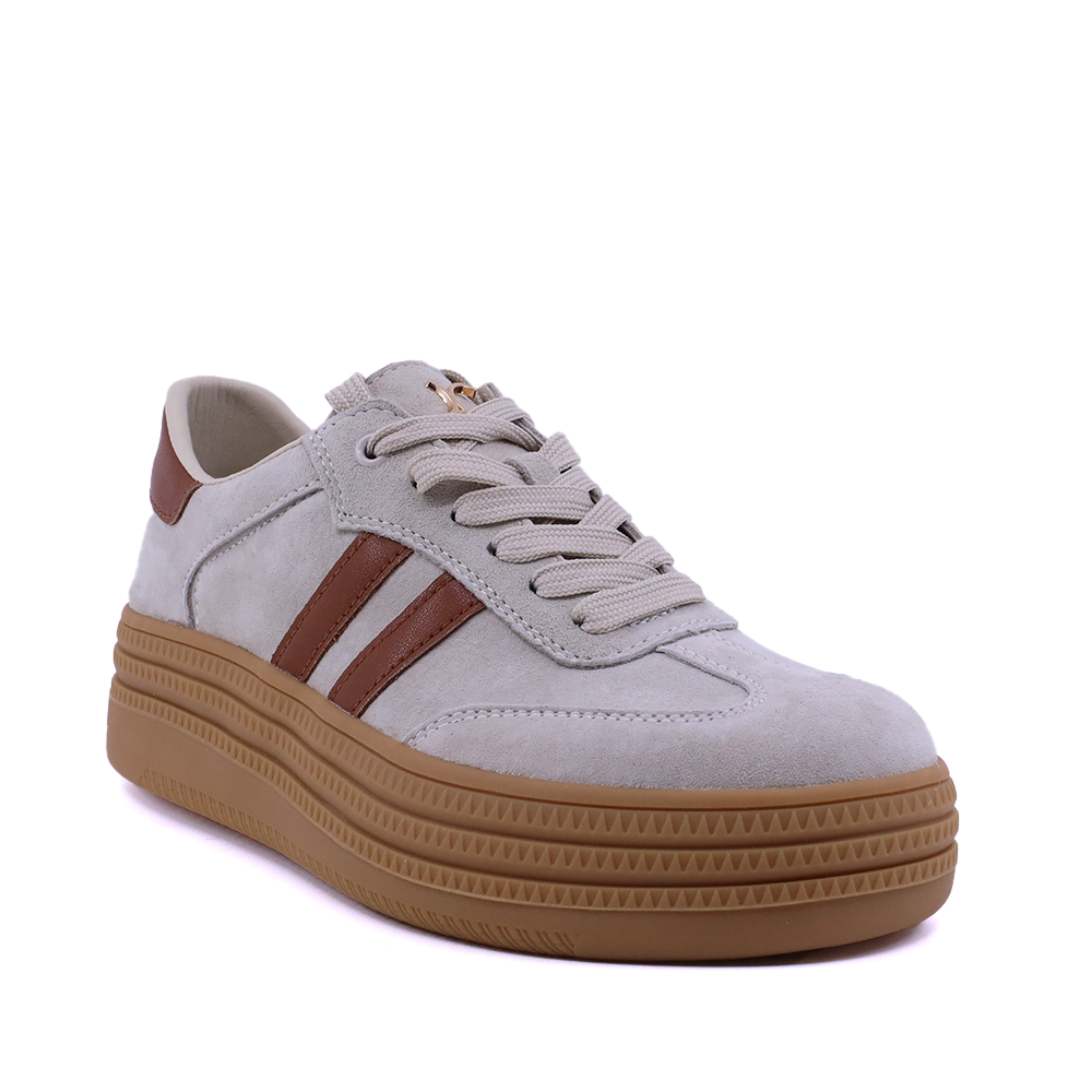 Sneakers femei Luca di Gioia bej din piele 1291DPF6100VBE