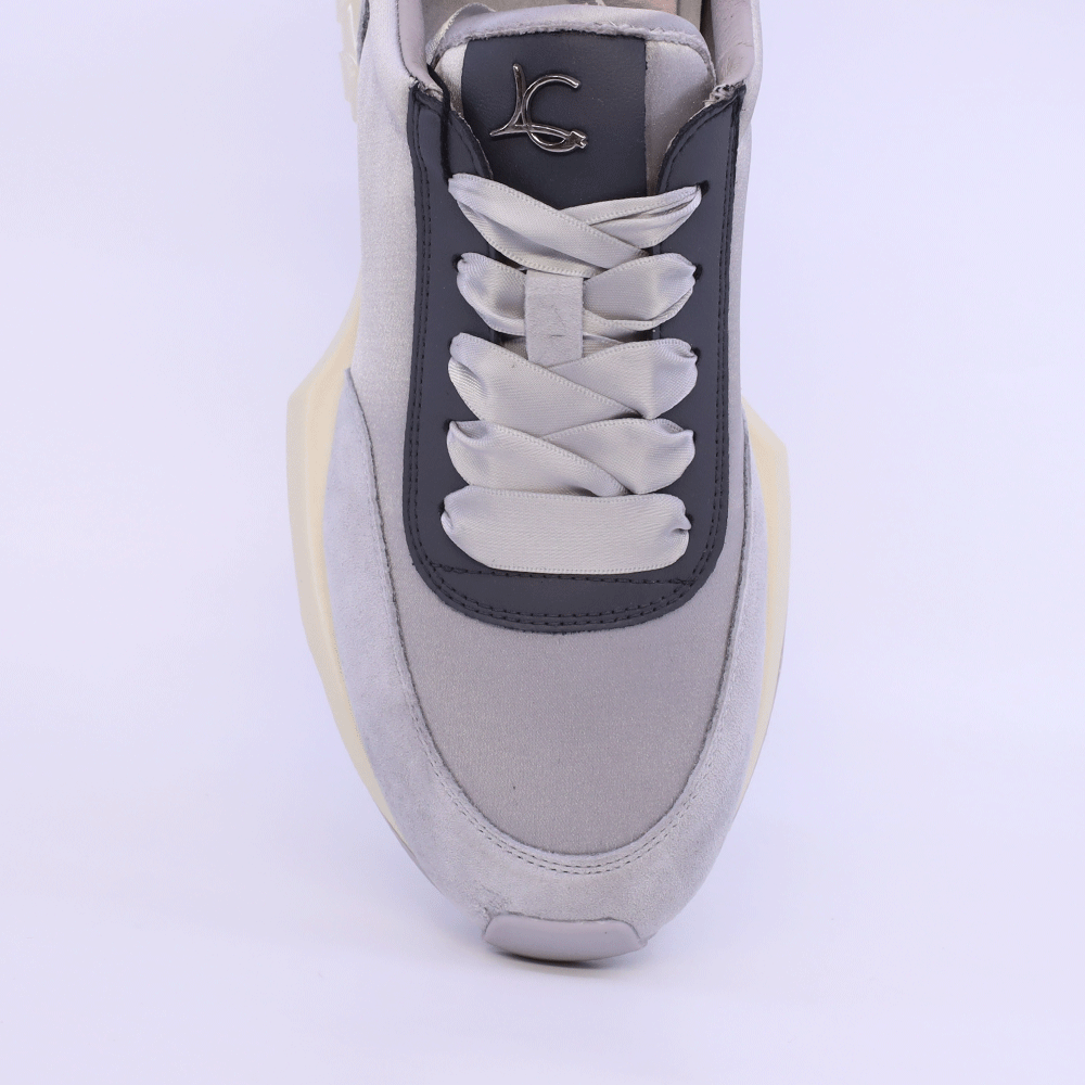Sneakers femei Luca di Gioia gri din piele întoarsă și textil  3849DP900GR