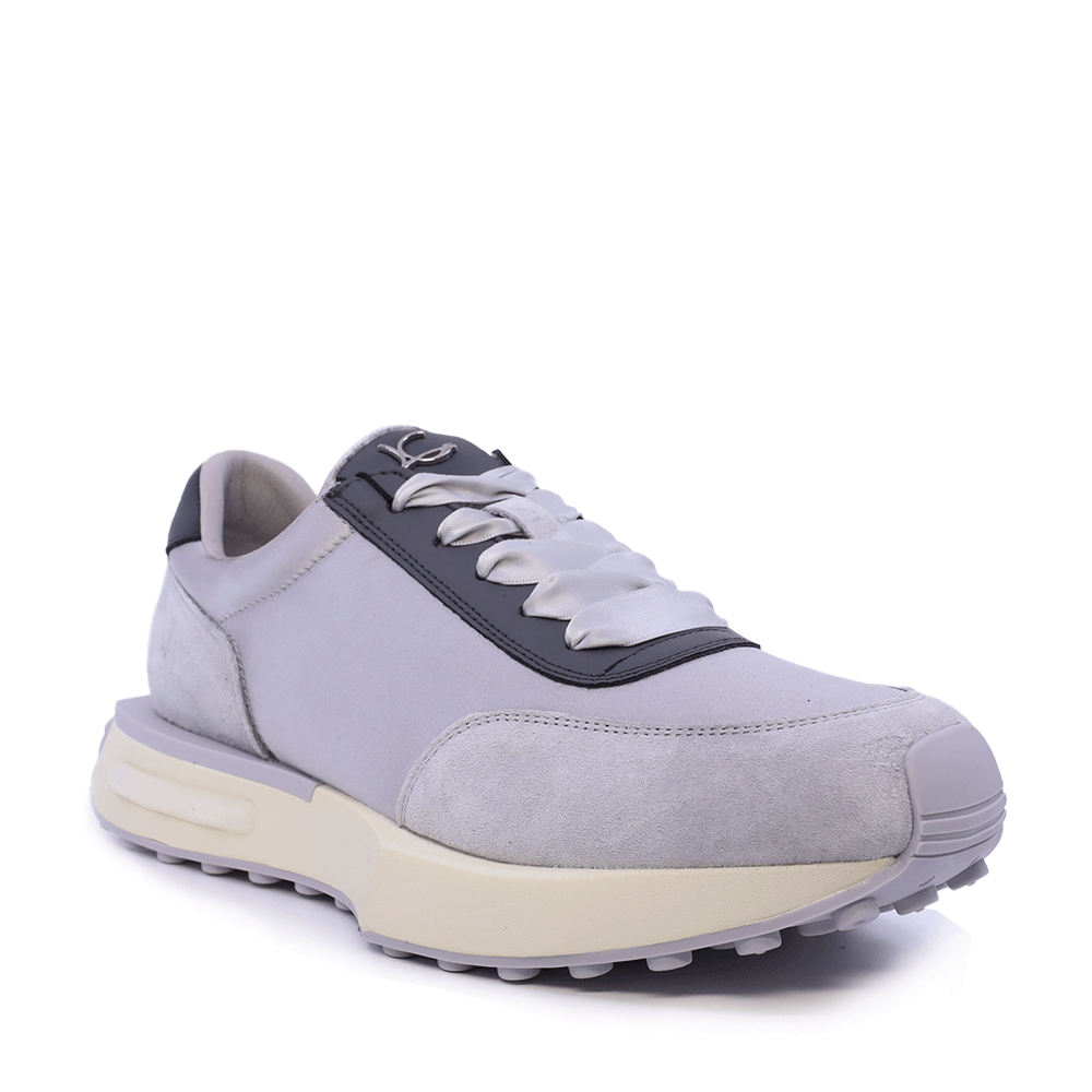 Sneakers femei Luca di Gioia gri din piele întoarsă și textil  3849DP900GR