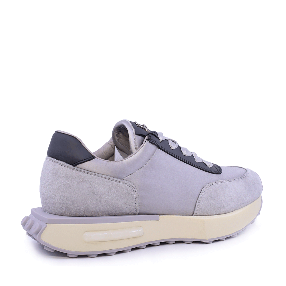 Sneakers femei Luca di Gioia gri din piele întoarsă și textil  3849DP900GR