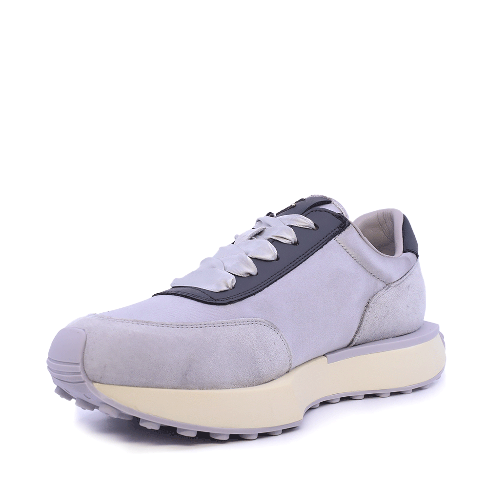 Sneakers femei Luca di Gioia gri din piele întoarsă și textil  3849DP900GR