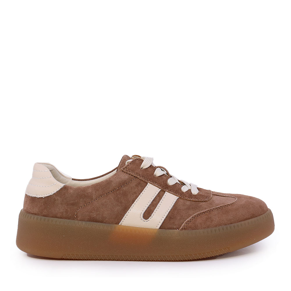 Adidasi femei Luca di Gioia maro din piele 1291DP1120VM