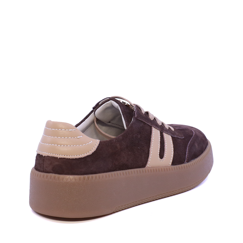 Sneakers femei Luca di Gioia maro din piele 1292DP1120VTDM