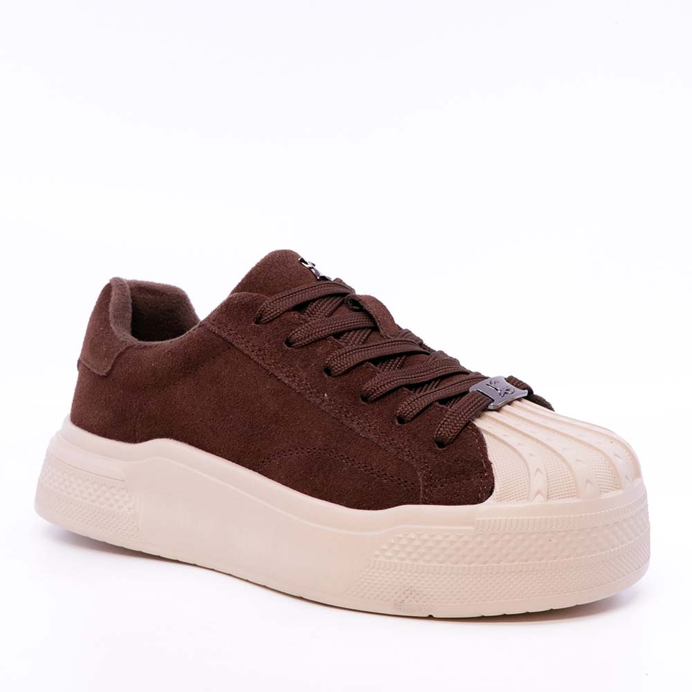 Sneakers  femei Luca di Gioia maro din piele întoarsă   3840DP212VM - 1 | YEO