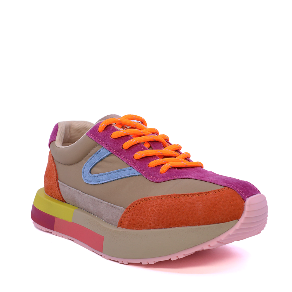 Sneakers femei Luca di Gioia multicolori din piele întoarsă 1299DP2510VMU